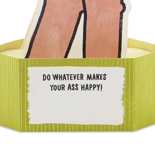 Hallmark Paper Wonder Shoebox Funny Pop-Up Birthday Card - Red