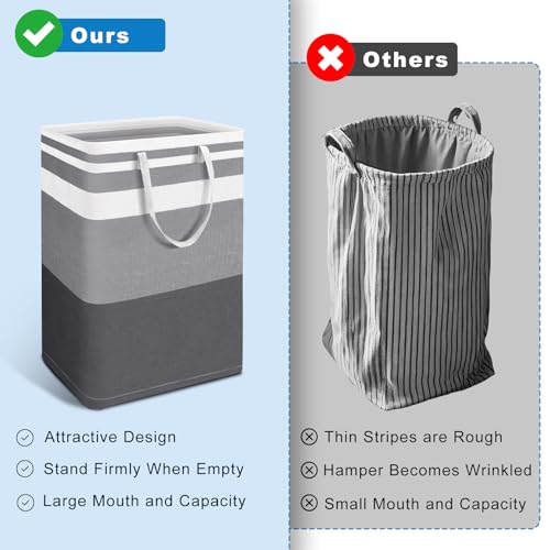 UrbAmerican 2-Pack Large Collapsible Laundry Basket - Waterproof 75L Hamper