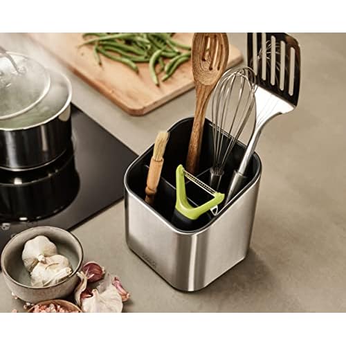 Joseph Joseph Utensil Pot, Stainless Steel, Steel, One Size