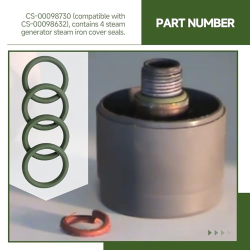 Boiler Cap O-Ring Seal for Rowenta DG5030 Steam Iron, 4-Pack Replacement