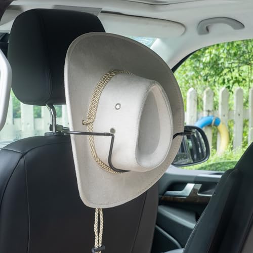Yuoyar Cowboy Hat Holder for Cars - Durable Folding Rack