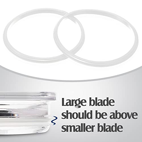 Patelai 6 Pcs White Replacement Rubber Lid Seals for Tumblers
