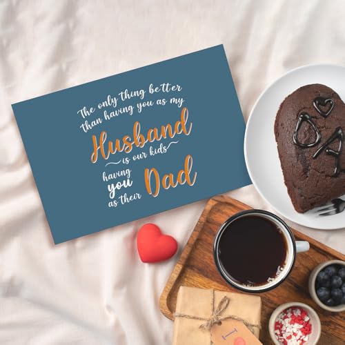 Father's Day Card from Wife - Romantic & Funny Husband Greeting Card