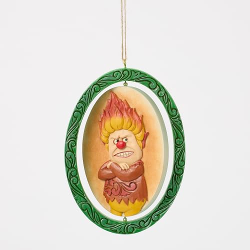 Jim Shore Holiday Snow and Heat Miser Hanging Ornament - 4.72 Inch
