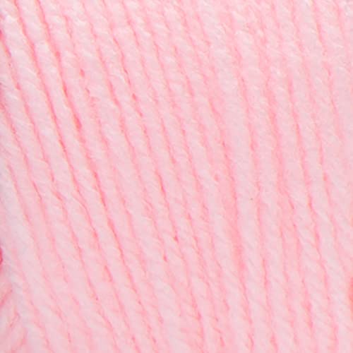 Red Heart Super Saver Yarn in Baby Pink - 100% Acrylic, 364 Yards