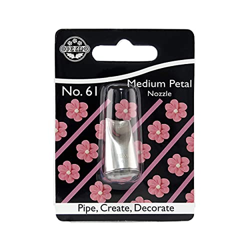 JEM Medium Petal/Ruffle Piping Nozzle #61 for 3D Flowers