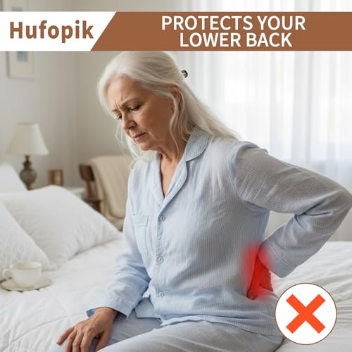 Hufopik Teak Wood Mattress Lifter Tool, 13.4 x 2.7 Inch Bed Sheet Tucker