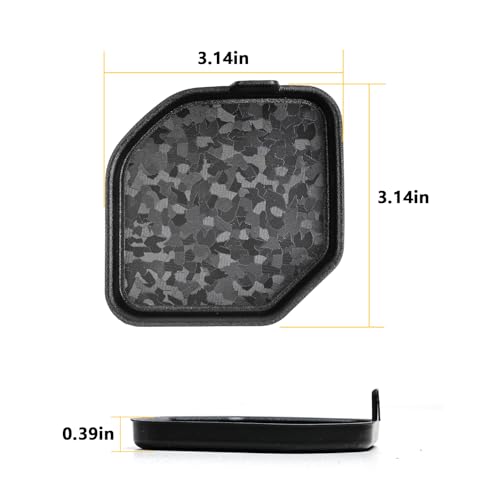 Jeep Gladiator JT Rear Seat Cup Holder Coasters (1 Pair, 2020-2023)