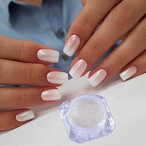 Bellecrey Laser Chrome Nail Powder Mirror Effect Pigment Art Dust Kit
