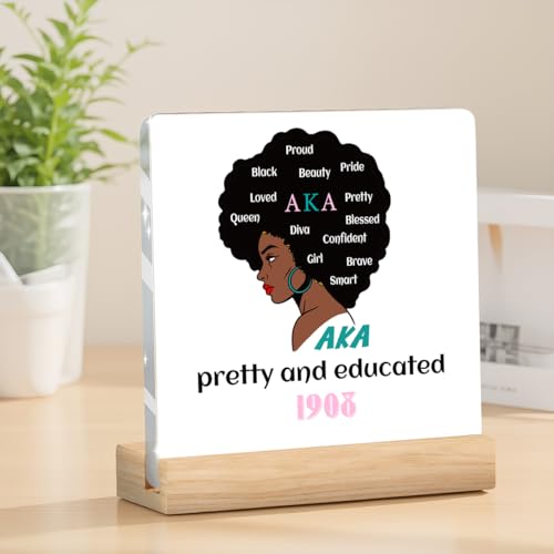 Acrylic Desk Decor Plaque Inspirational Sister Friend Gift 4x4