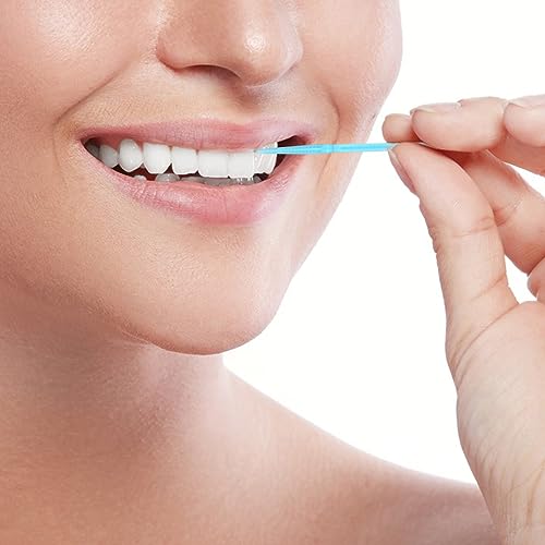 Medsuo Double Head Plastic Dental Toothpicks and Interdental Brushes 100 Pack