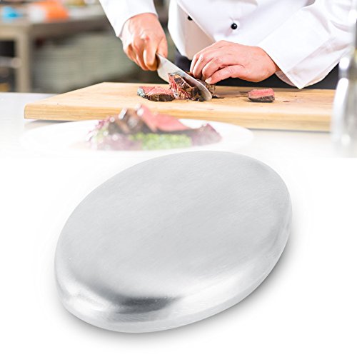 Haofy Stainless Steel Odor Remover Bar for Garlic, Onion, Fish Smell, Kitchen & Hand Use