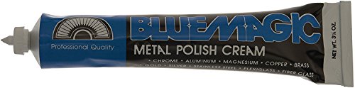 Blue Magic 100 Metal Polish Cream, 3.5 oz - Non-Abrasive for All Metals