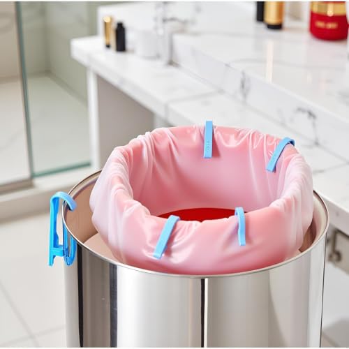 10-Pack Kitchen Trash Bag Clips - Anti-Slip Garbage Can Liner Holders