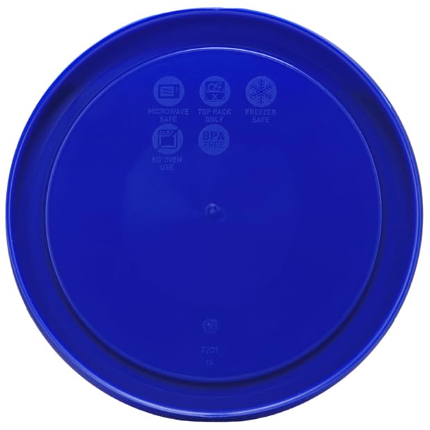 Pyrex 7201-PC 4-Cup Replacement Lid - Cadet Blue BPA-Free Food Storage Cover
