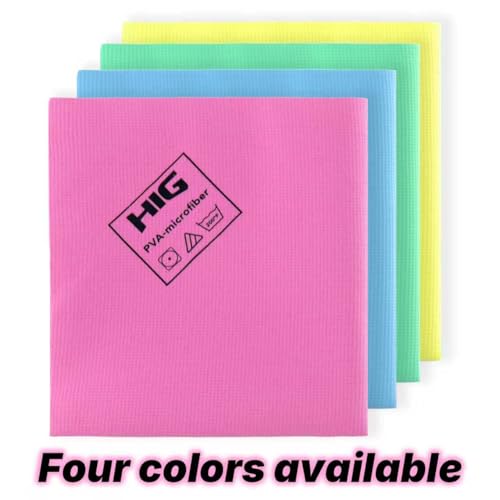 Professional Grade PVA Microfiber Cleaning Towels - 5 Pack, Pink