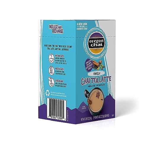 Oregon Chai Vanilla Dry Chai Latte Mix - 48 Packets