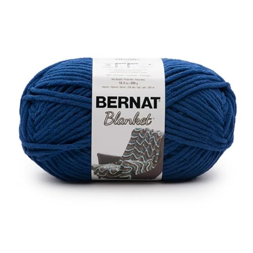 Bernat Blanket Super Bulky Chenille Yarn - Lapis, 300g