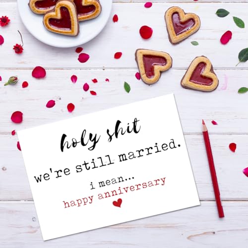 Funny Anniversary Card for Him/Her - Snarky Wedding Humor