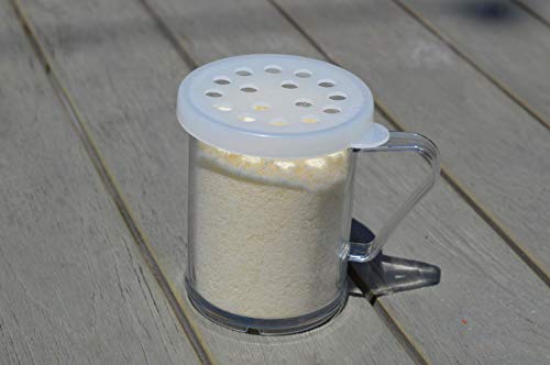 Cambro 10 oz Condiment Shaker with White Parsley Lid - Camwear®