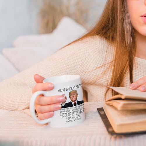 Funny Sister Mug - You're A Great Sister 11oz Ceramic Coffee Cup Gift