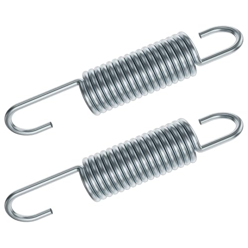 3-5/8 Inch Recliner Replacement Tension Springs (2 Pcs) - Long Neck Style