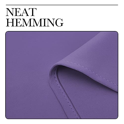 NICETOWN Lilac Purple Blackout Curtains 34" x 60" - 2 Panels