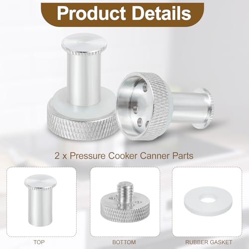 Presto Pressure Cooker Replacement Air Vent Cover (2 Pack)