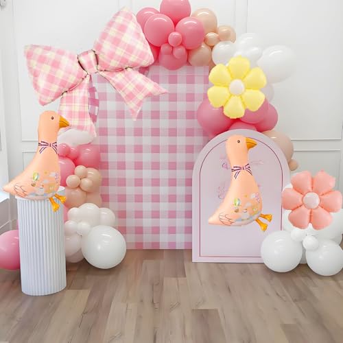 One Silly Goose Birthday Balloon Set - Pink Farmhouse Decor