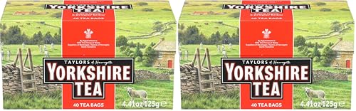 Yorkshire Tea Yorkshire Red, 40 Teabags - Pack of 2