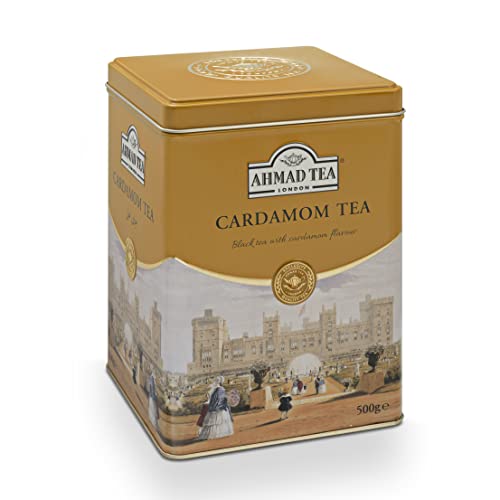 Ahmad Tea Cardamom Black Tea, Loose Leaf, 500g (17.6 oz)