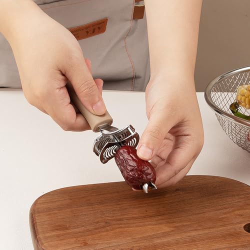 Adjustable Stainless Steel Apple Corer Tool for Fruits & Vegetables