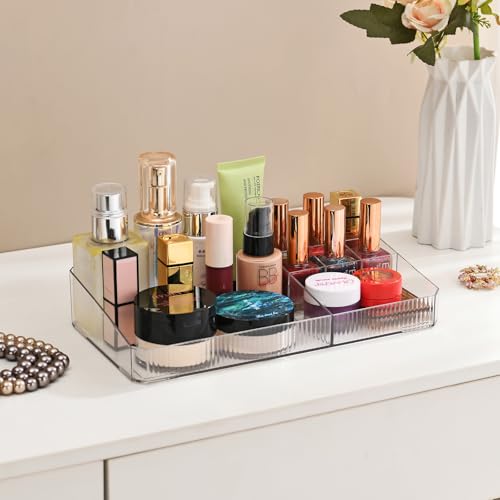 Stackable Acrylic Storage Drawers - 1 Drawer Organizer for Makeup