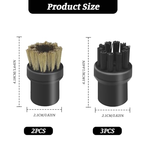 5 PCS Steam Cleaner Brush Attachment Set for Karcher SC Series