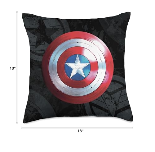 The Falcon and The Winter Soldier Captain America Shield Throw Pillow