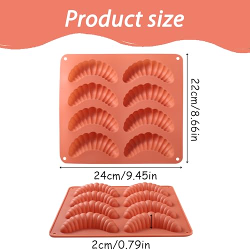 Caterpillar Bread Mold - 6-Cavity Silicone Baking Tray, 9.45" x 8.66"