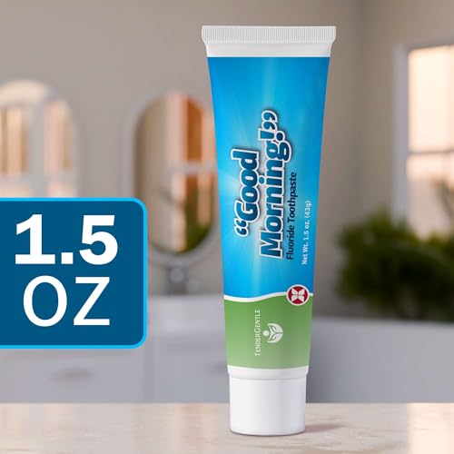 TenderGentle Sodium Fluoride Toothpaste 1.5oz 2-Pack Mint Flavor