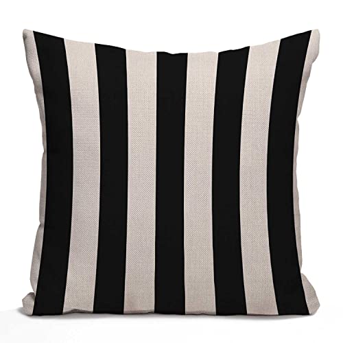 Modern Abstract Geometric Striped Pillow Cover 16x16 Inch - Multi 15