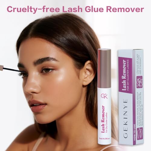 Gekinye Lash Glue Remover 5ml - Gentle DIY Cluster Eyelash Remover