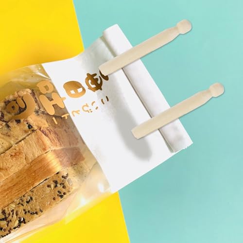 Mcredy Wooden Clothespins, 3.74 Inch Strong Grip Clips - 10 Pcs