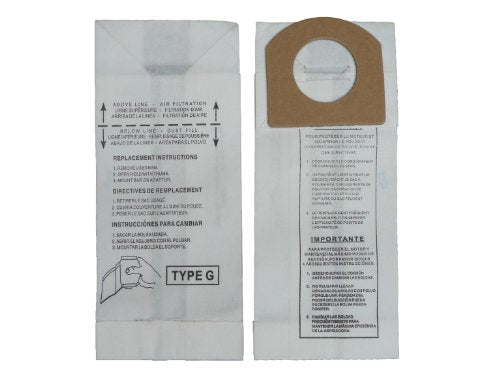 EnviroCare Replacement Vacuum Dust Bags for Royal Type G Hand Vacs (3 Pack)