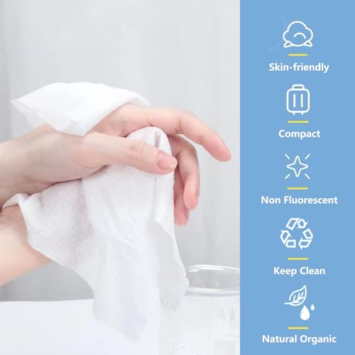 120 Pcs Compressed Towels - Soft Microfiber Magic Towels for Travel