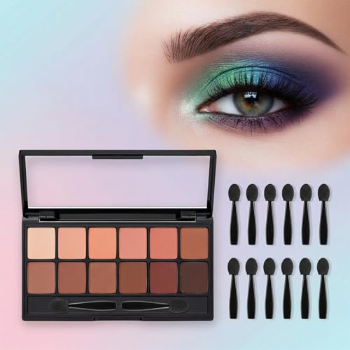 50 Pcs Disposable Eyeshadow Applicators Double Sided Sponge Makeup Brushes