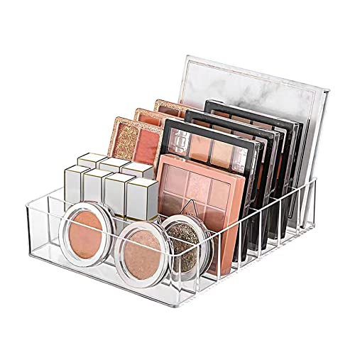 Acrylic Makeup Organizer with 7 Slots for Vanity & Drawer Storage