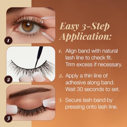 Ardell Balayage Wispies Chestnut False Eyelashes 1 Pair