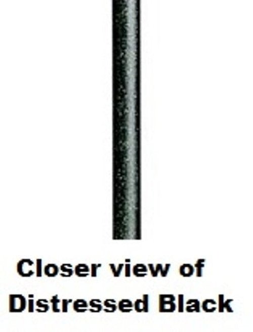 Kichler 4934DBK Accessory Stem 0.625 x 6-Inch, Distressed Black