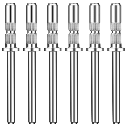 Styquenzer 6-Pack 3mm Mandrel Nail Drill Bits for Sanding Bands