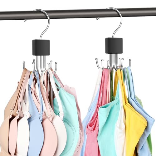 2 Pack Bra Hanger with 36 Hook Capacity – Closet Organizer