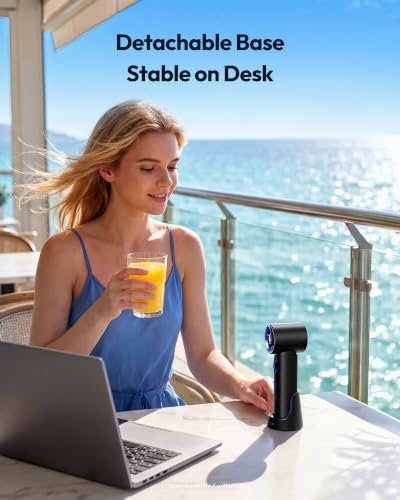Gaiatop Portable Turbo Fan - 100-Speed Handheld & Desk Fan