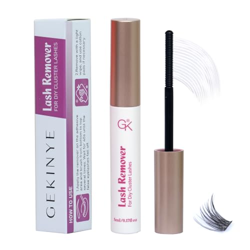 Gekinye Lash Glue Remover 5ml - Gentle DIY Cluster Eyelash Remover